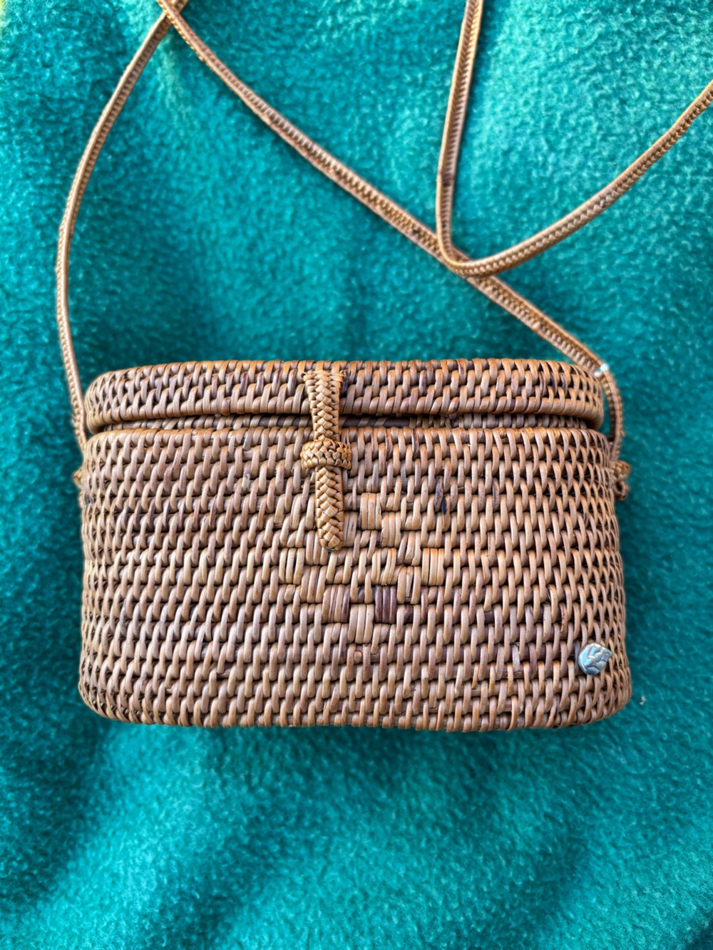 Helen Kaminski Vintage Rattan mini crossbody